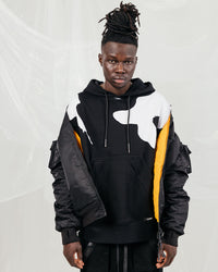 The Anti Order Deconstruction Hoodie Black/White