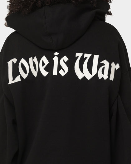 Loiter Love Is War Hoodie Black