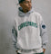 Carre Team Two Tone Oversized Hoodie Grey Marle