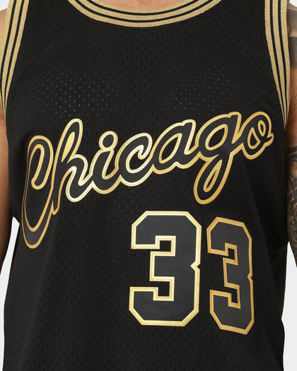 Mitchell & Ness Scottie Pippen Chicago Bulls Black Gold Swing Jersey Black/Gold