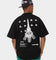 Carré Enhanced Oversized T-Shirt Black