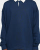 MNML Oversized Rugby Shirt Navy