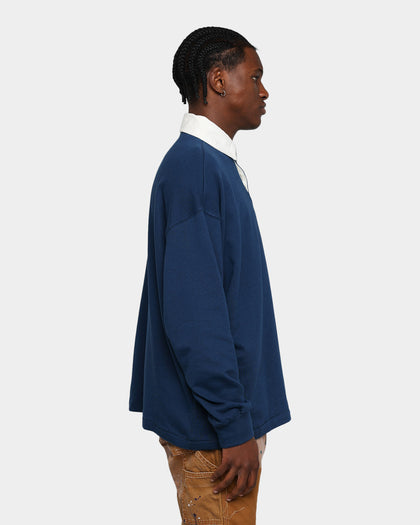 MNML Oversized Rugby Shirt Navy