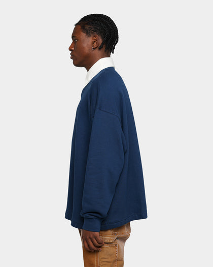 MNML Oversized Rugby Shirt Navy