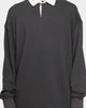MNML Oversized Rugby Shirt Charcoal Grey