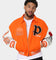 Loiter Paradise Varsity Jacket Orange