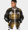Saint Morta Graveyard Plaid Varsity Jacket Black/Yellow