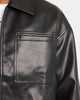 XXIII Oscar PU Leather Jacket Black