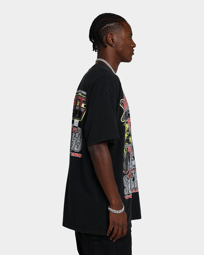 Goat Crew Supercross Racing Team Vintage T-Shirt Black Wash