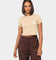Playboy Women's Mini PB Gradient Crop T-Shirt Tan