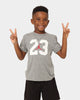 Jordan Kids' Jordan Sportswear Iconic Logo T-Shirt Grey
