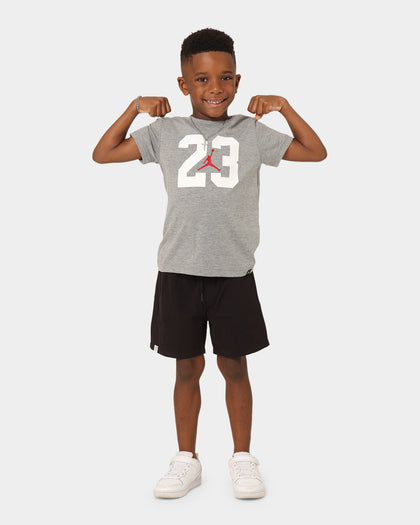 Jordan Kids' Jordan Sportswear Iconic Logo T-Shirt Grey