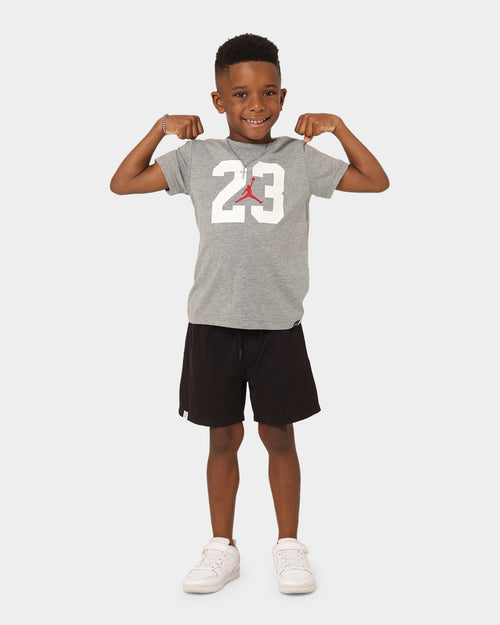 Jordan Kids' Jordan Sportswear Iconic Logo T-Shirt Grey