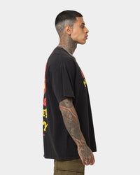 Goat Crew No Money No Honey Vintage T-Shirt Black Wash