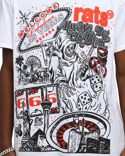 Rats Get Fat Bet On Black T-Shirt White