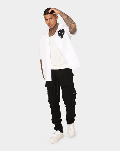 Saint Morta Gothic Bowling Shirt White
