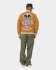 Obey Time Varsity Jacket Brown