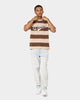 Champion Heritage Cursive Logo T-Shirt Stripe 7v1