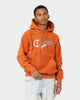 Champion Reverse Weave Cursive Logo Hoodie Cinnamon Haze