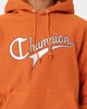 Champion Reverse Weave Cursive Logo Hoodie Cinnamon Haze
