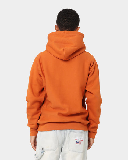 Champion Reverse Weave Cursive Logo Hoodie Cinnamon Haze