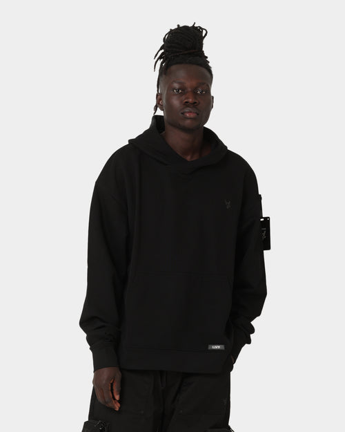 The Anti Order Boxy Drop Shoulder Hoodie Black
