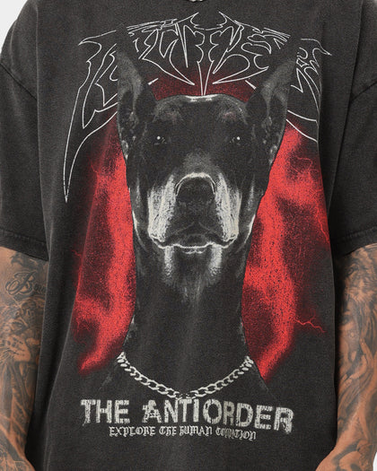 Loiter X The Anti Order Anti Tour Vintage T-Shirt Vintage Wash