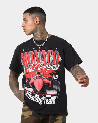 Goat Crew Monaco Racing Vintage T-Shirt Black Wash