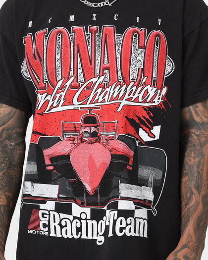 Goat Crew Monaco Racing Vintage T-Shirt Black Wash