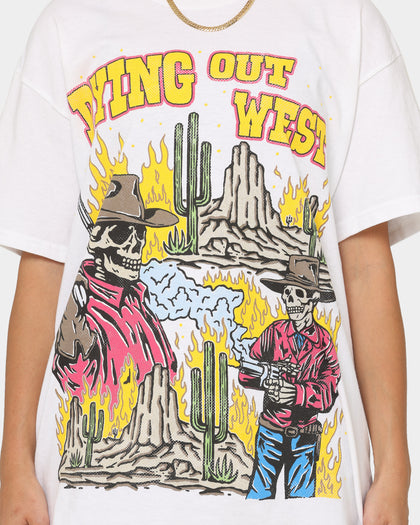 Goat Crew Dying Out West Vintage T-Shirt White