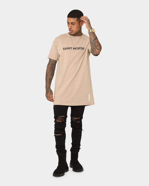 Saint Morta Official Taped Lafayette T-Shirt Stone