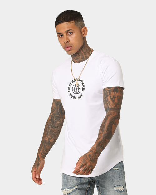 Emperor Apparel Globe After Dark T-Shirt White