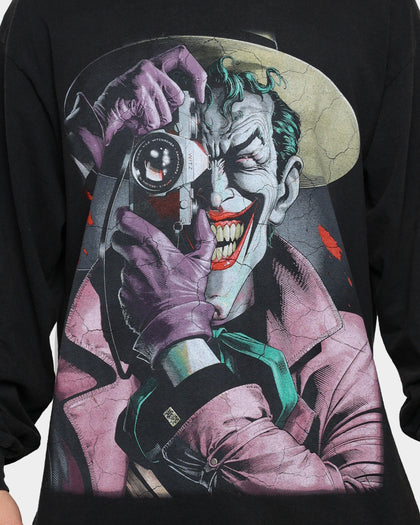 Goat Crew The Killing Joke Long Sleeve Vintage T-Shirt Black Wash
