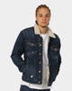 Tommy Jeans Sherpa Trucker Jacket DF205 Denim Black