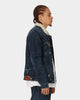 Tommy Jeans Sherpa Trucker Jacket DF205 Denim Black