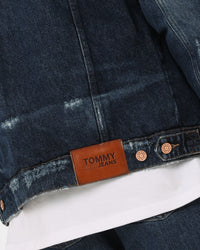 Tommy Jeans Sherpa Trucker Jacket DF205 Denim Black