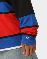 Tommy Jeans TJM Boxy College 85 V-Neck Jersey Black