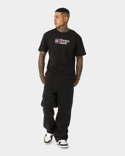 Tommy Jeans Classic RWB Chest Logo T-Shirt Black