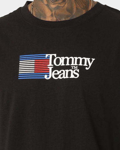 Tommy Jeans Classic RWB Chest Logo T-Shirt Black