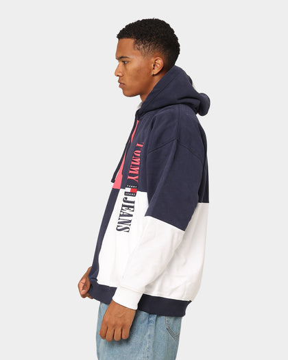 Tommy Jeans TJM Skater Archive Block Hoodie Twilight Navy