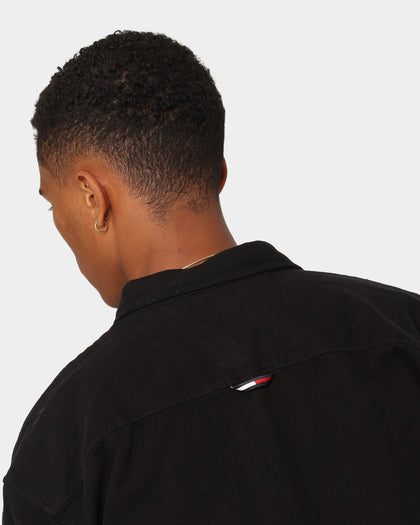 Tommy Jeans TJM Soft Casual Overshirt Black