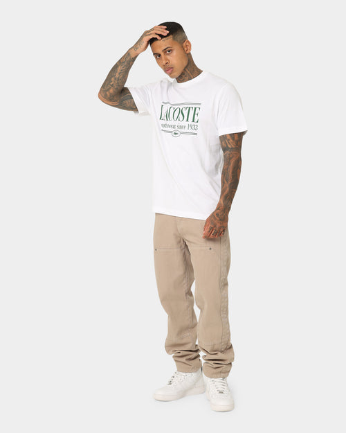 Lacoste Graphic Logo T-Shirt White