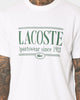 Lacoste Graphic Logo T-Shirt White
