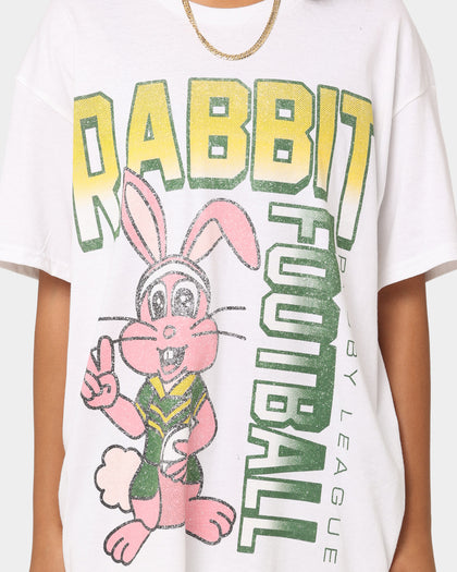 Goat Crew Rabbit RL Football T-Shirt White