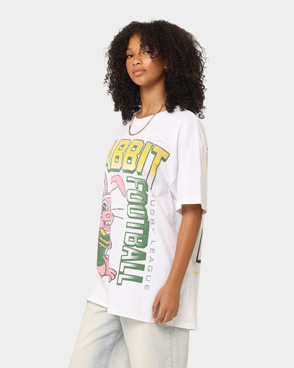 Goat Crew Rabbit RL Football T-Shirt White