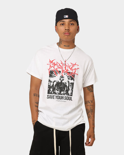 Rats Get Fat Save Your Soul T-Shirt White