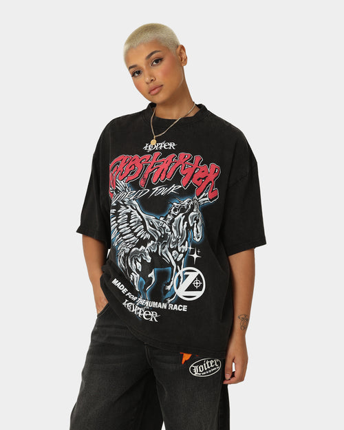 Loiter Firestarter Tour Vintage T-Shirt Vintage Black