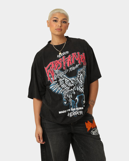 Loiter Firestarter Tour Vintage T-Shirt Vintage Black