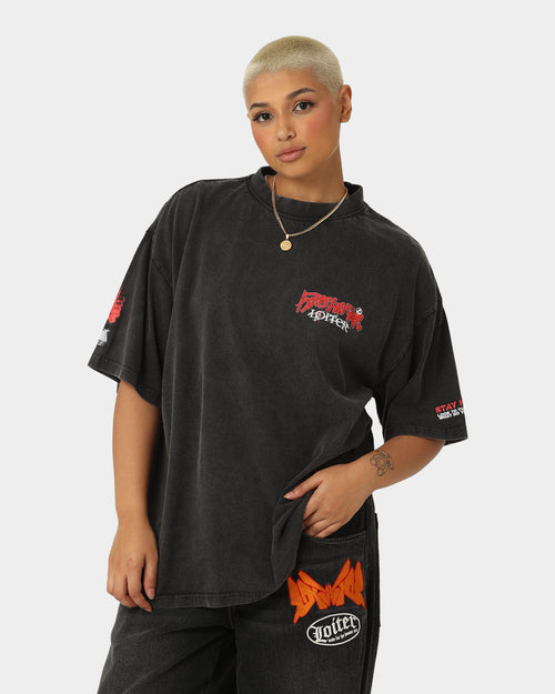 Loiter Firestarter Vintage T-Shirt Vintage Black