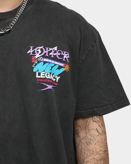 Loiter New Legacy Ultra Premium Vintage T-Shirt Black Wash